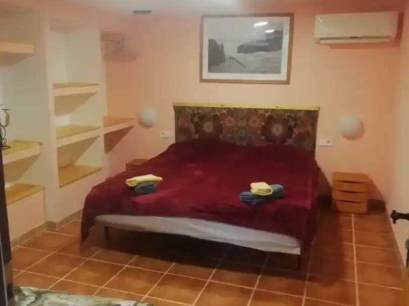 Dormitori de Finca rústica per a compartir en San Juan de la Rambla amb Aire condicionat, Jardí privat i Moblat