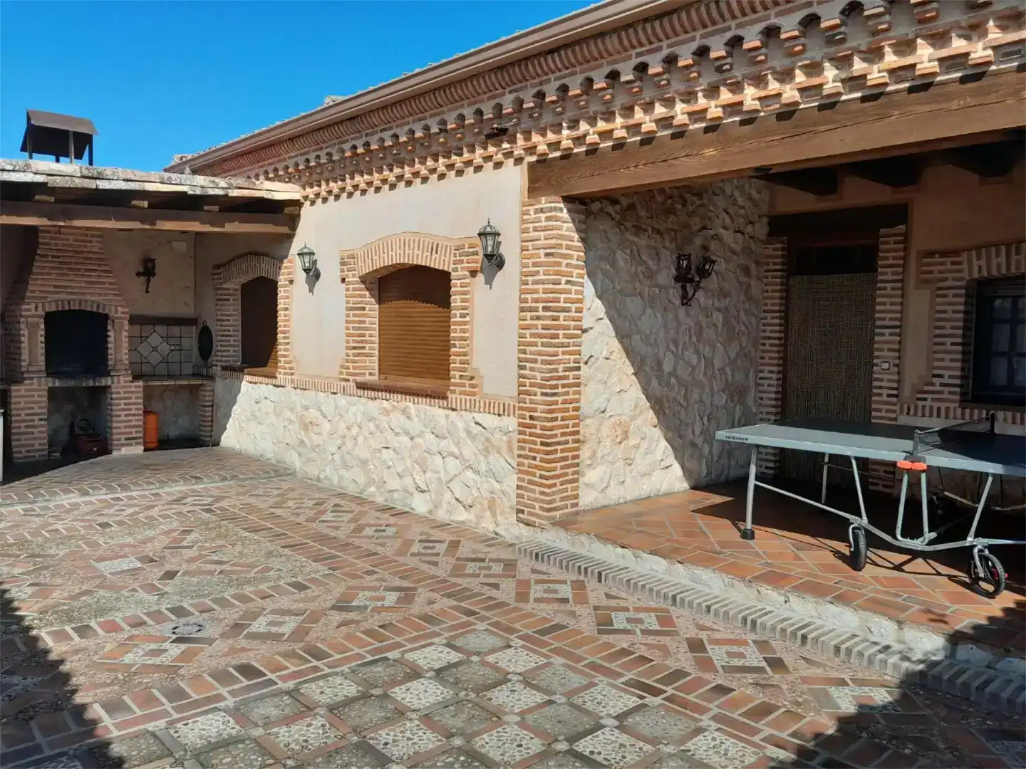 Terraza de Casa o chalet en venta en Navas de Oro con Piscina y Amueblado