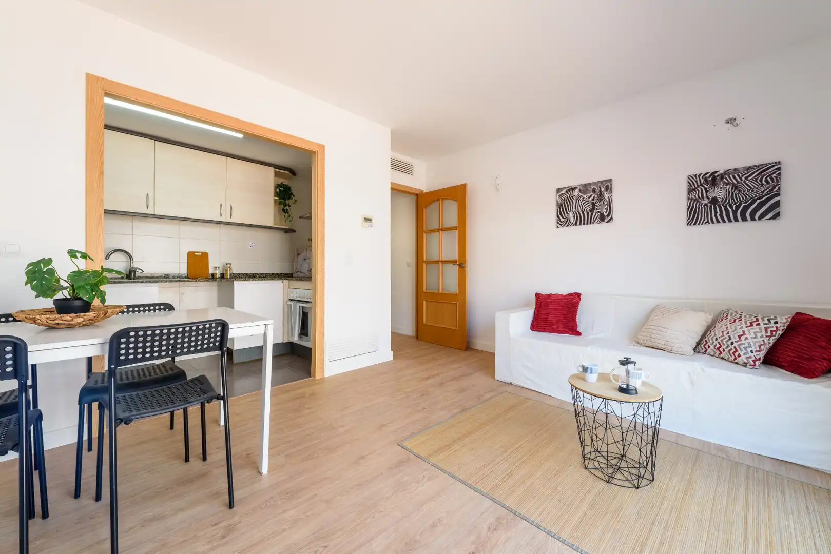 Sala de estar de Piso en venta en La Pobla de Mafumet con Aire acondicionado, Calefacción y Terraza