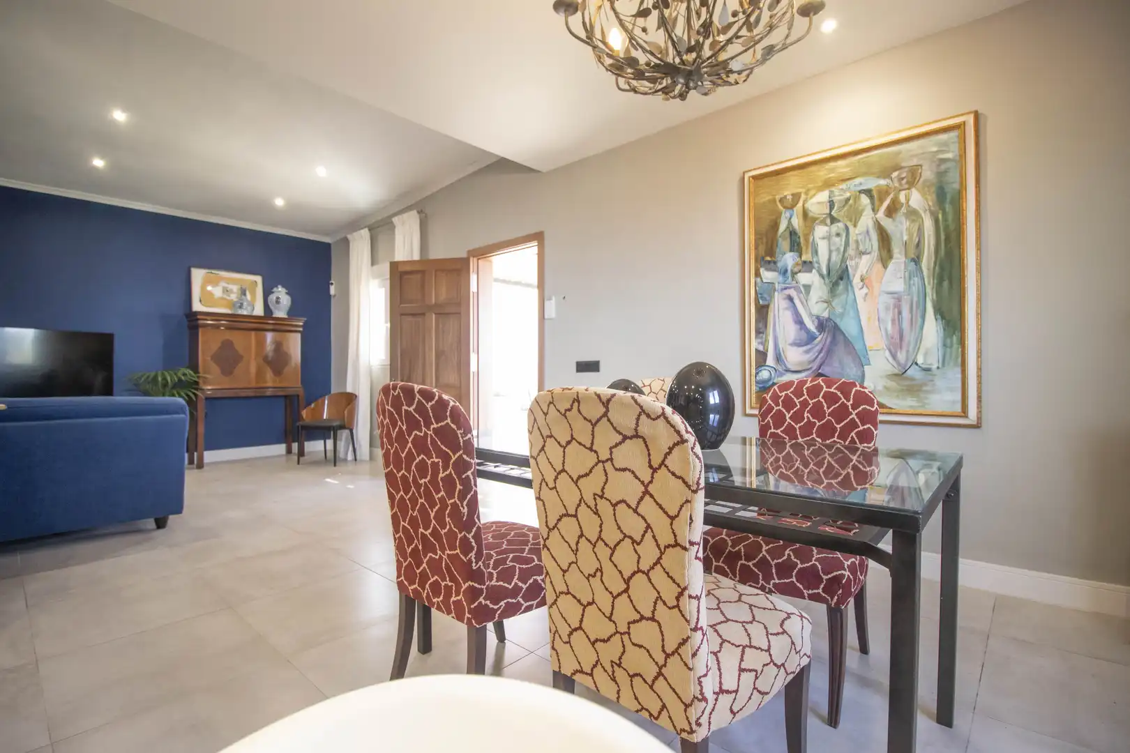 Dining room of Houses for rent in Tacoronte  with Air Conditioner, Private garden and Terrace