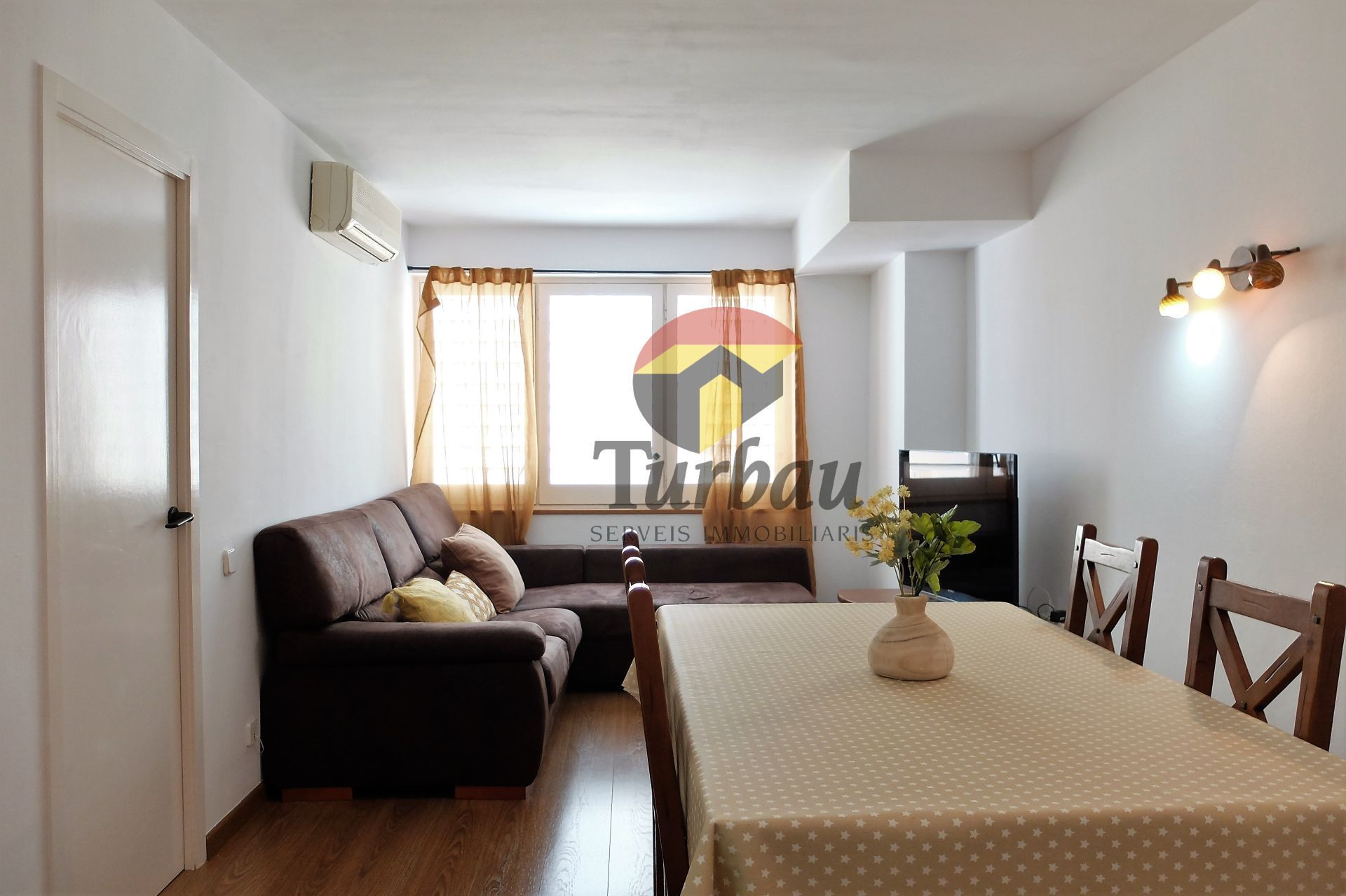 Living room of Flat for sale in Tossa de Mar  with Air Conditioner, Terrace and Furnished