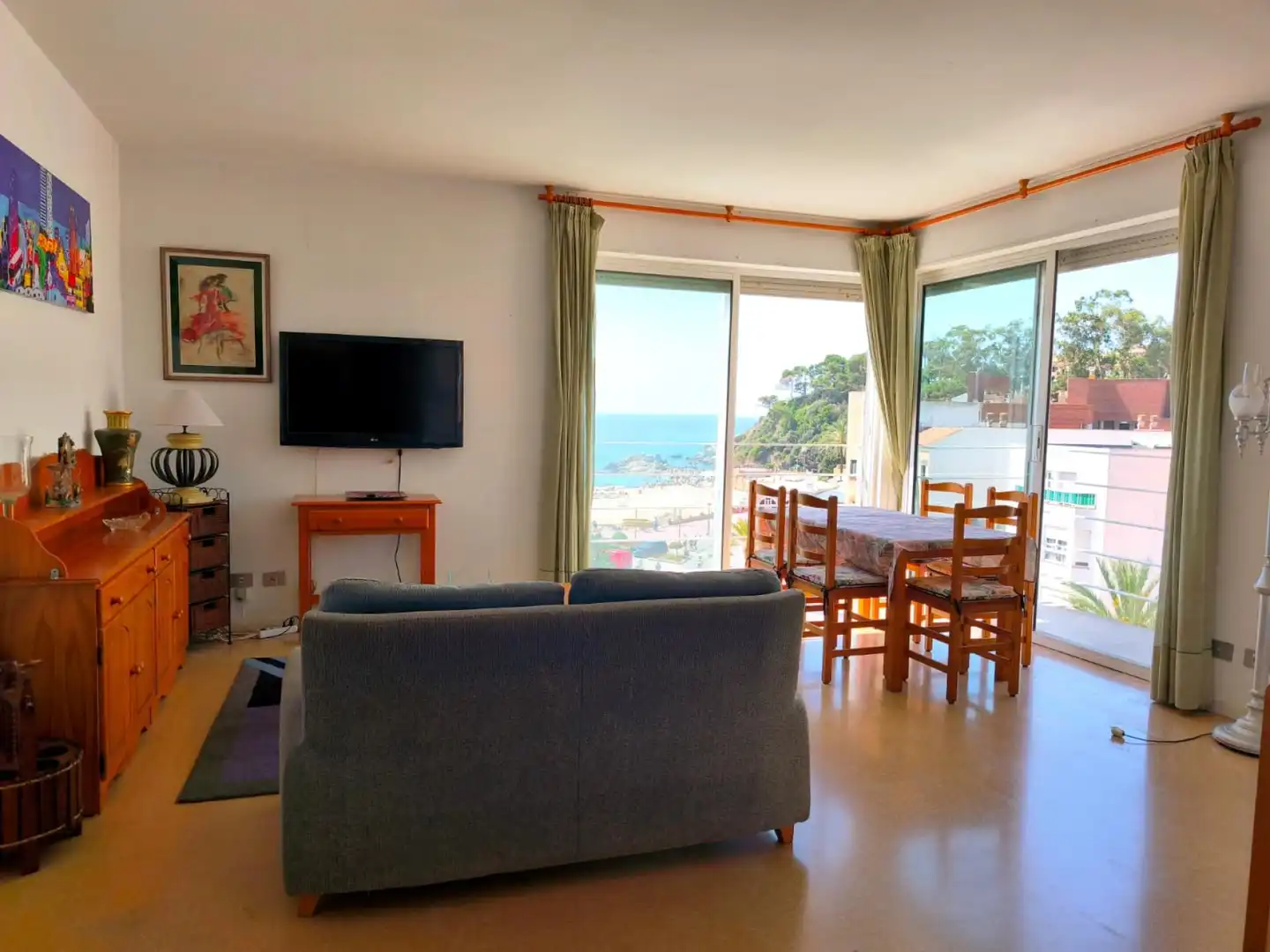 Sala de estar de Apartamento en venta en Lloret de Mar con Calefacción y Balcón