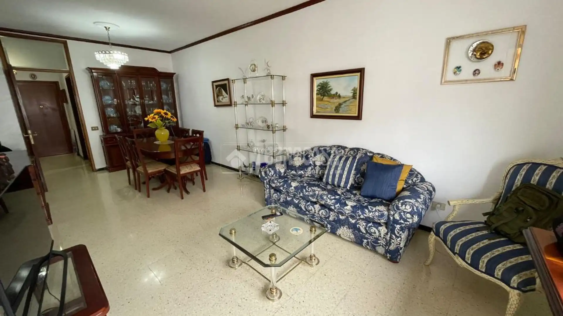 Living room of Flat for sale in Las Palmas de Gran Canaria  with Air Conditioner, Heating and Furnished