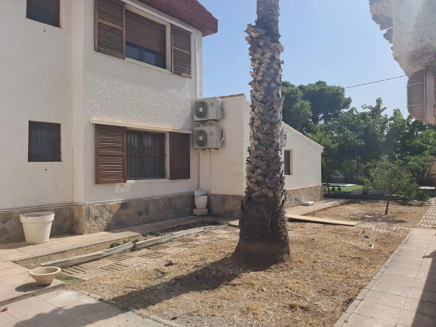 Außenansicht von Haus oder Chalet zur Miete in Mutxamel mit Klimaanlage, Terrasse und Schwimmbad