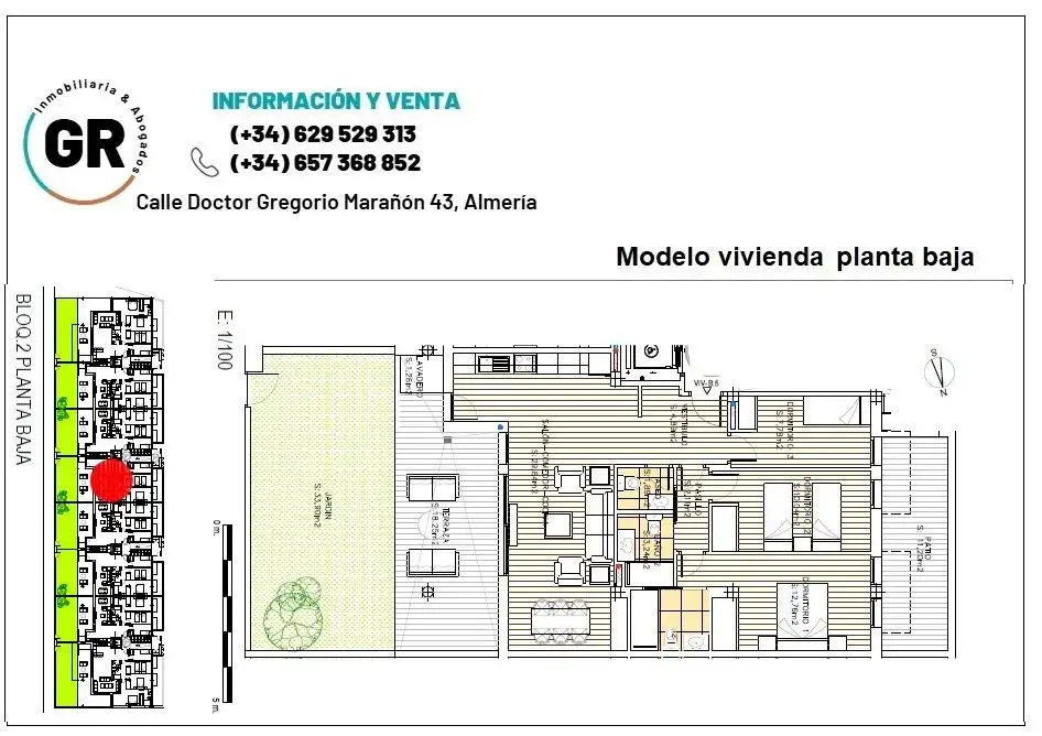 Piso en venta en Almería con Jardín privado y Terraza