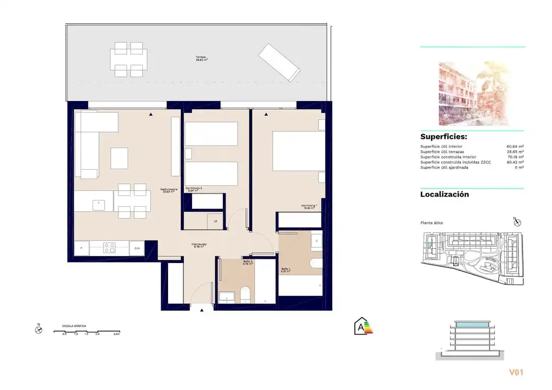 Apartamento con piscina en venta en Centro Urbano, imagen 24