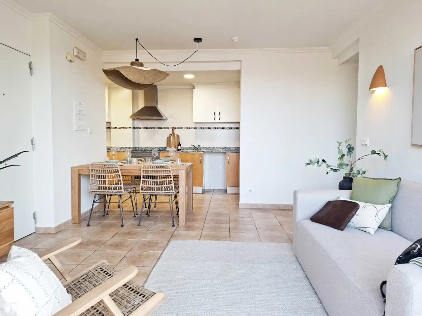 Cuina de Apartament en venda en Pedreguer amb Jardí privat, Terrassa i Internet