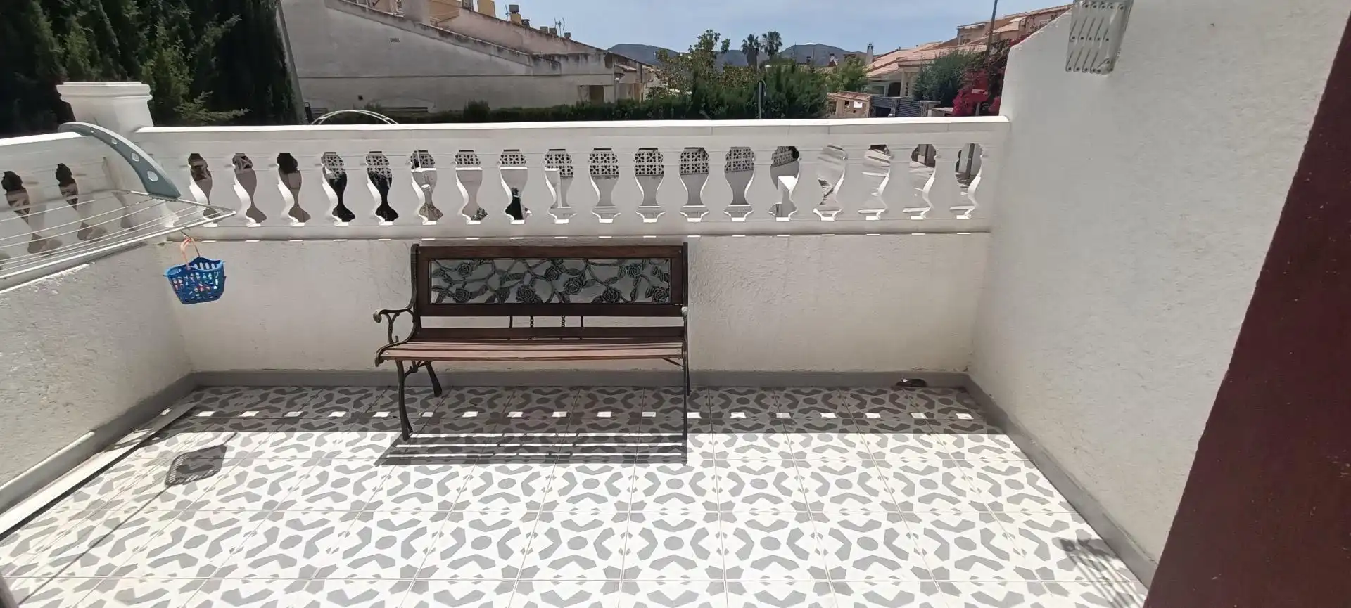 Terraza de Casa adosada en venta en La Nucia con Aire acondicionado, Calefacción y Jardín privado