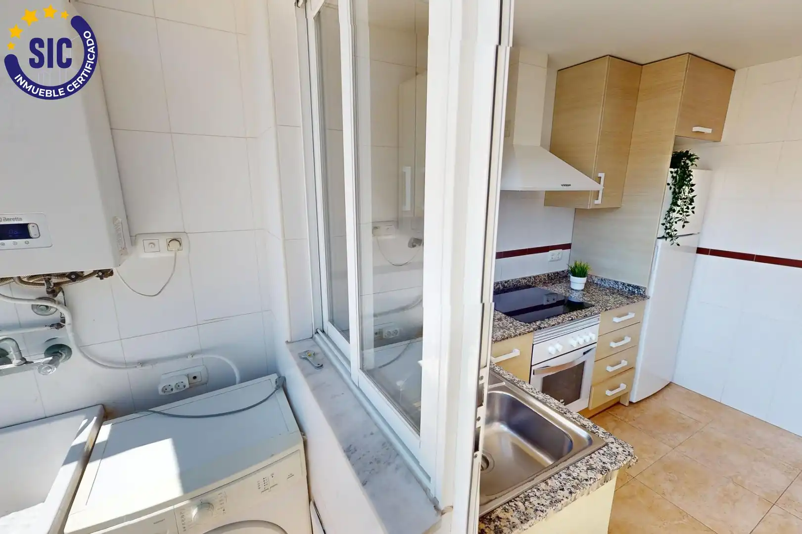 Küche von Wohnung zum Verkauf in Almazora / Almassora mit Heizung und Balkon