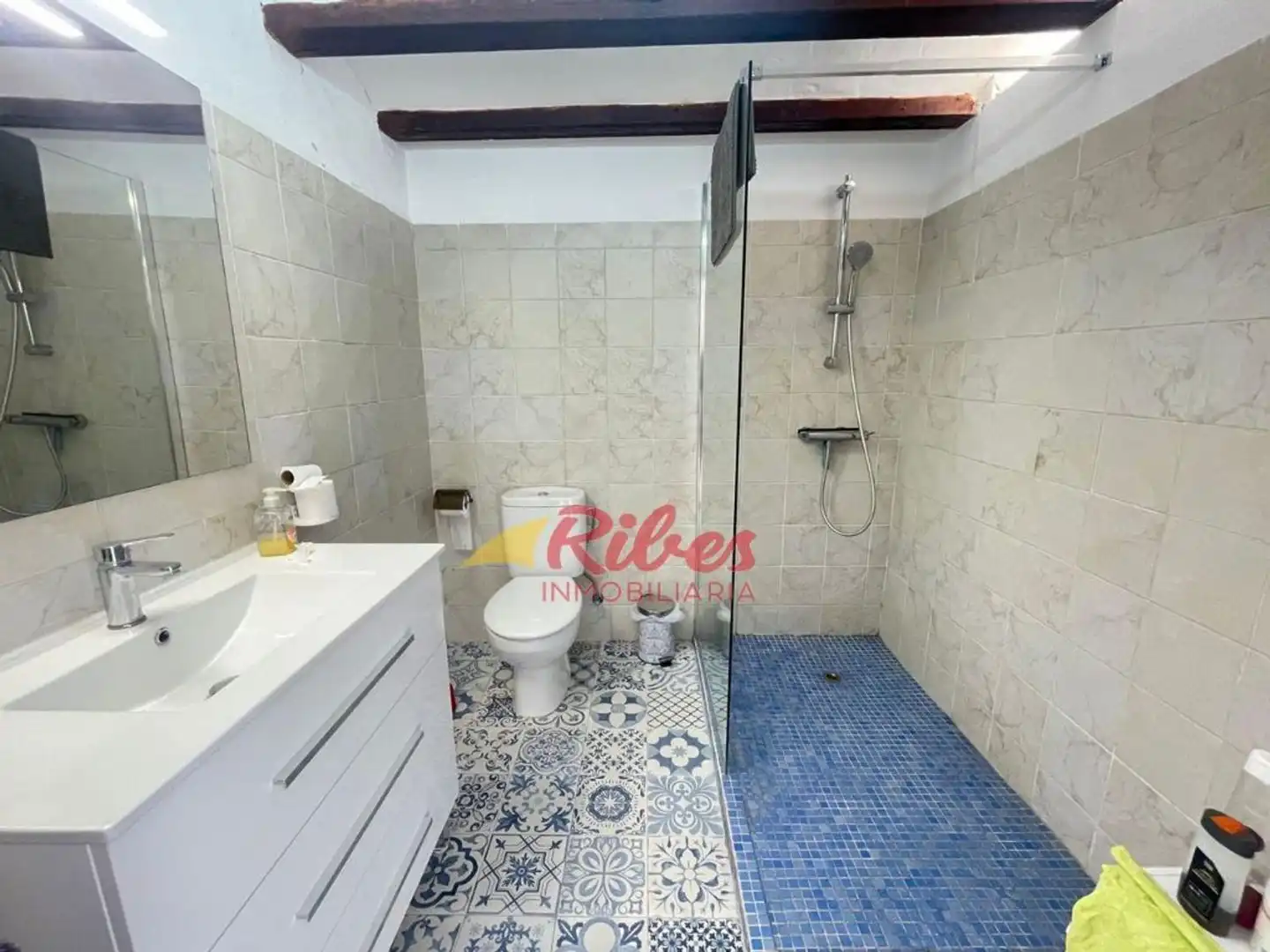Baño de Finca rústica en venta en Cullera con Aire acondicionado, Jardín privado y Terraza