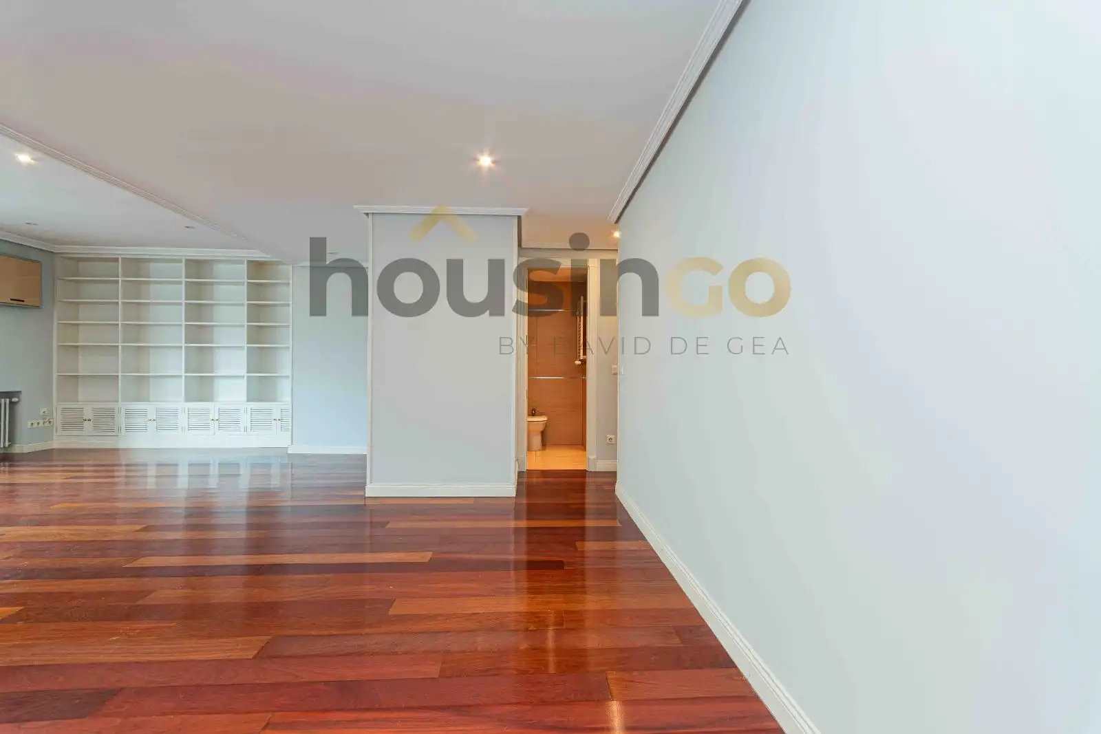Wohnzimmer von Wohnung zur Miete in Madrid mit Klimaanlage, Heizung und Parkett
