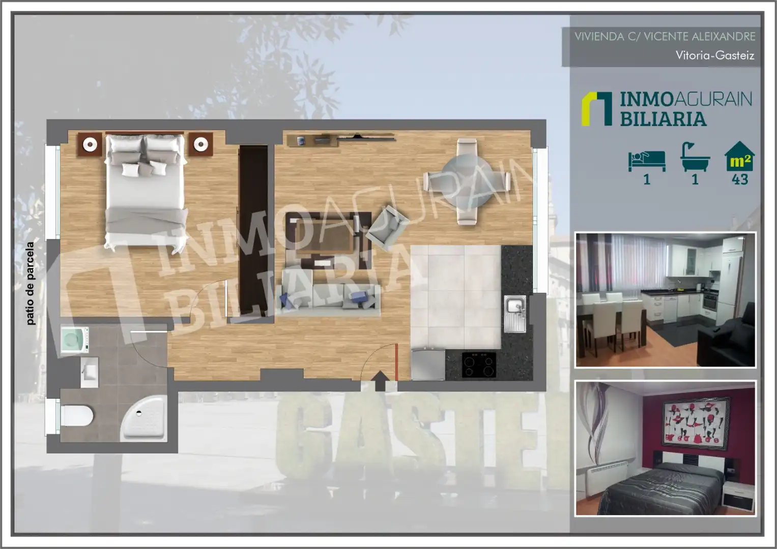 Habitación de Oficina en venta en Vitoria - Gasteiz con Amueblado
