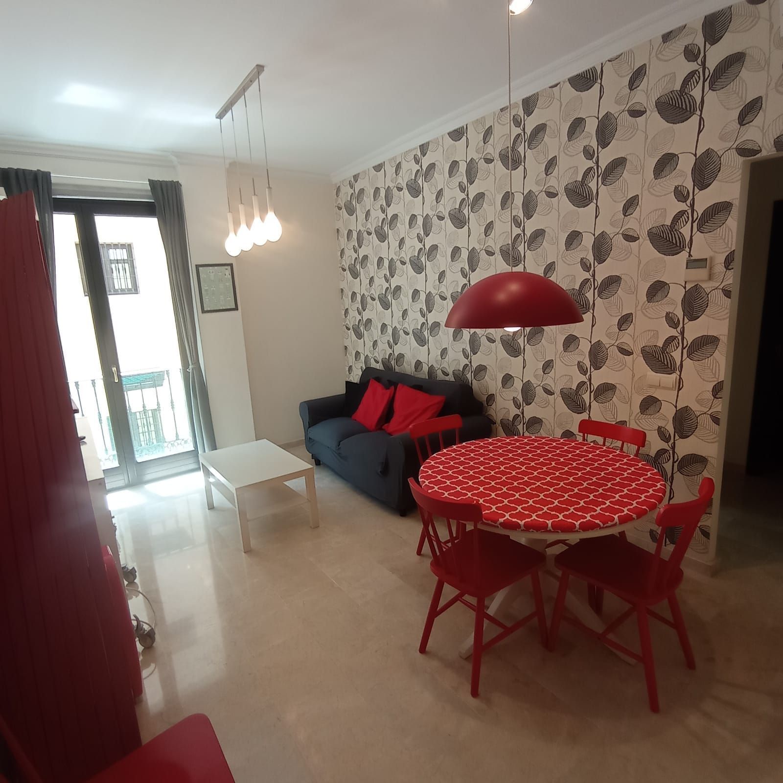 Living room of Flat to rent in Málaga Capital  with Air Conditioner and Furnished
