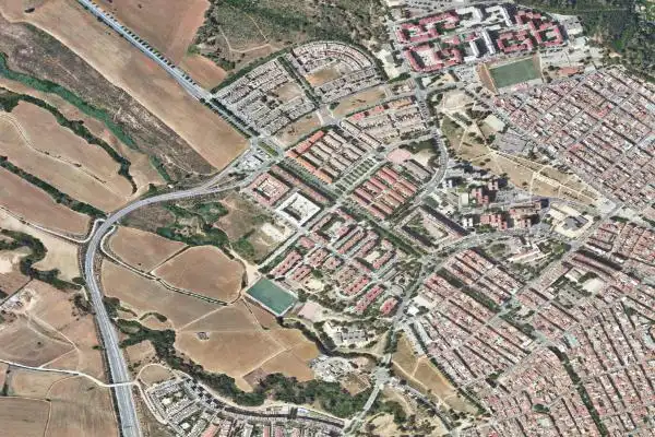 Vista exterior de Piso en venta en Sabadell