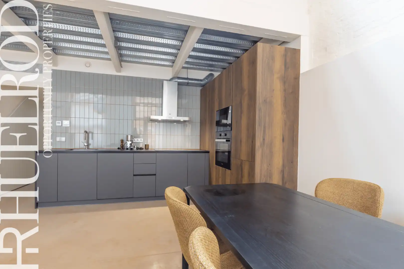 Kitchen of Ground floor for sale in Barcelona  with Air Conditioner, Heating and Terrace