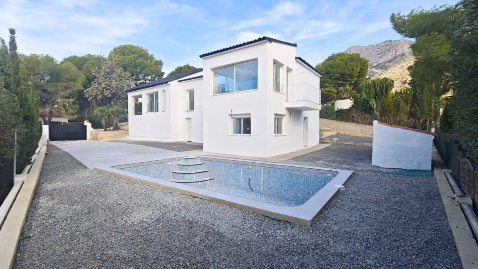 Vista exterior de Casa o chalet en venta en Altea con Jardín privado y Piscina