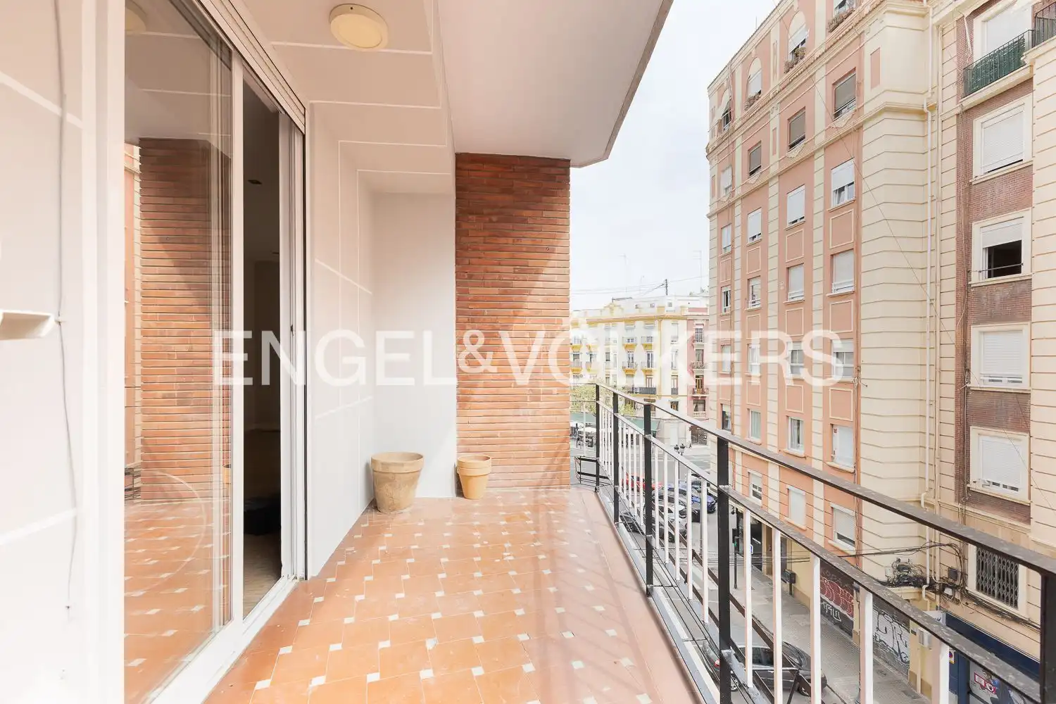Terraza de Piso de alquiler en Valencia con Aire acondicionado, Calefacción y Balcón