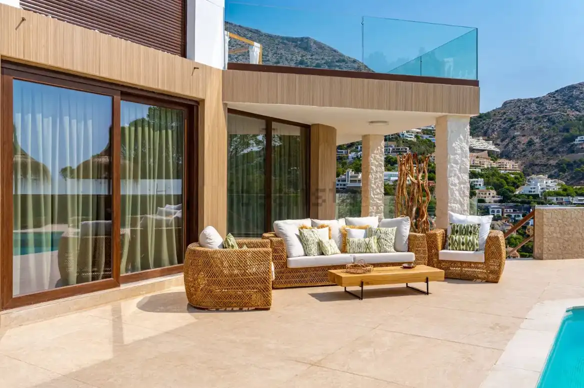 Terraza de Casa o chalet en venta en Altea con Aire acondicionado, Calefacción y Jardín privado