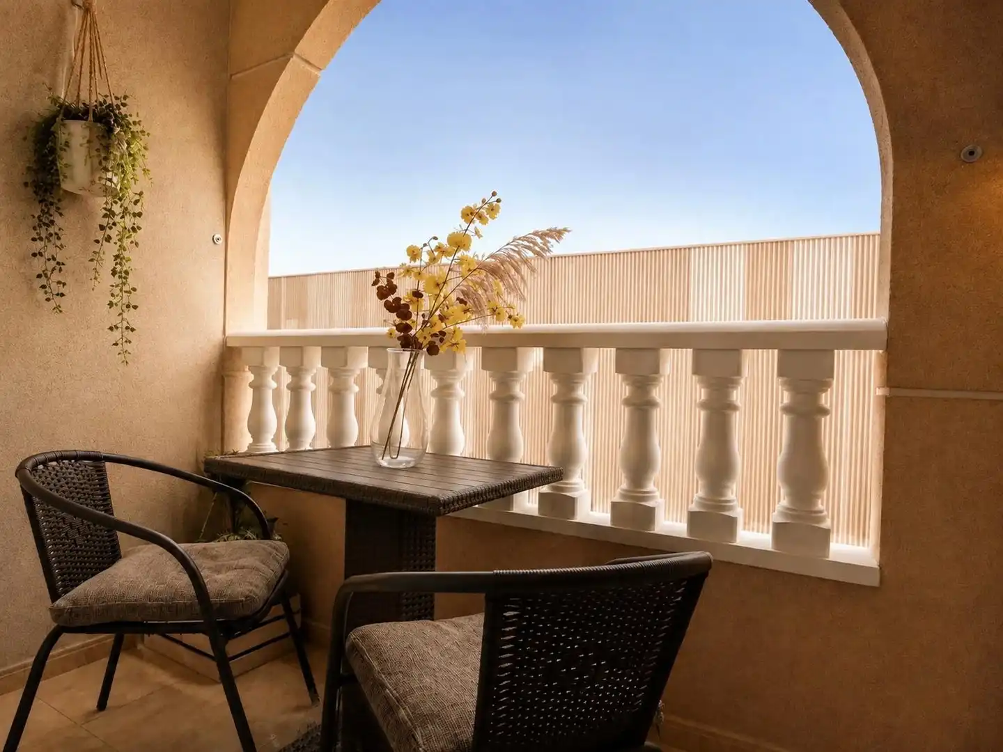 Terrasse von Wohnung zum Verkauf in Torrevieja mit Klimaanlage, Terrasse und Schwimmbad
