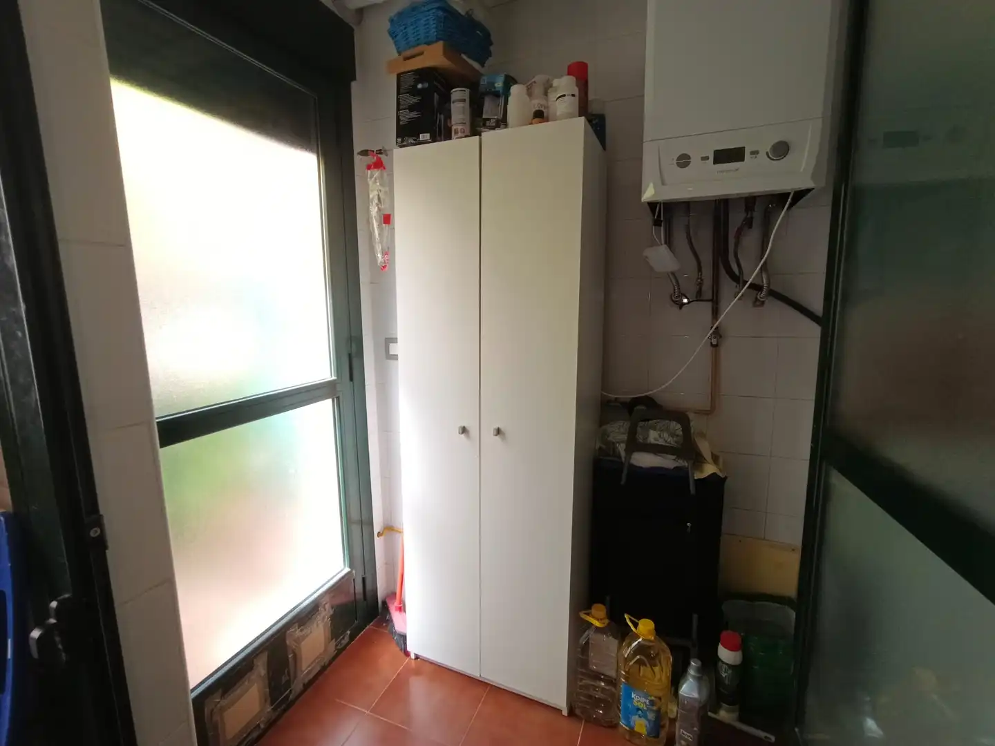 Cuina de Casa adosada en venda en Cáceres amb Parquet i Traster