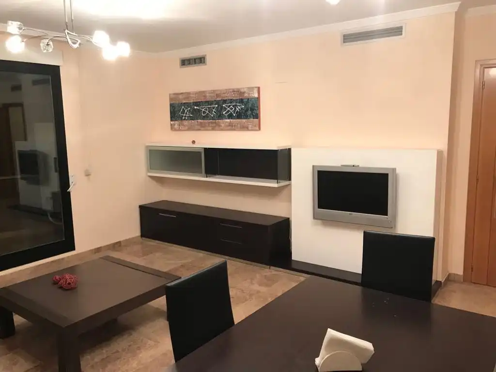 Sala d'estar de Pis de lloguer en Valencia amb Aire condicionat, Calefacció i Moblat