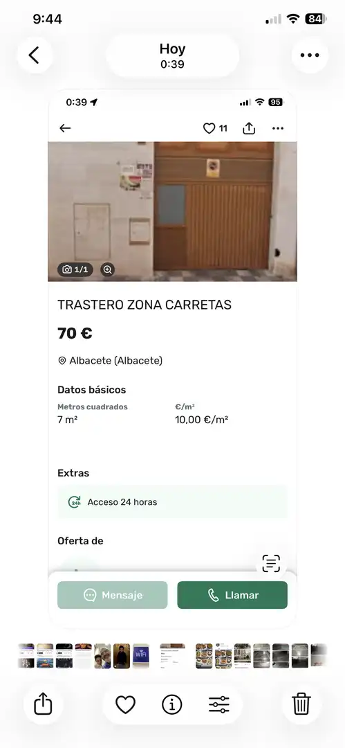Traster de lloguer en Albacete