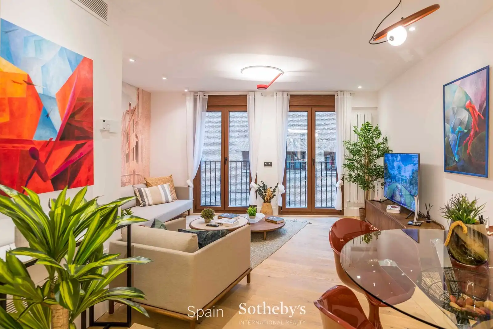 Living room of Apartments for sale in Madrid  with Air Conditioner