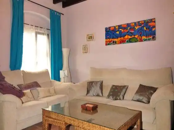 Sala d'estar de Casa o xalet en venda en San Roque amb Aire condicionat, Terrassa i Balcó