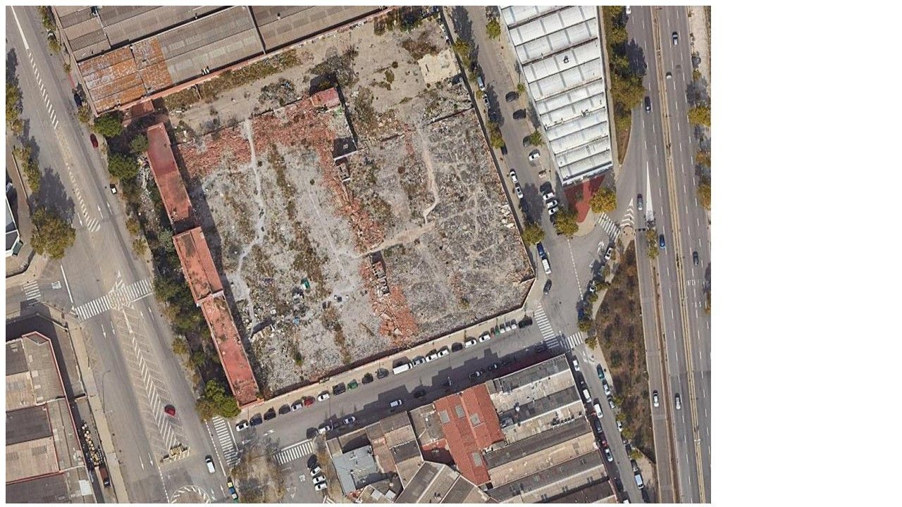 Vista exterior de Terreno industrial en venta en Sabadell