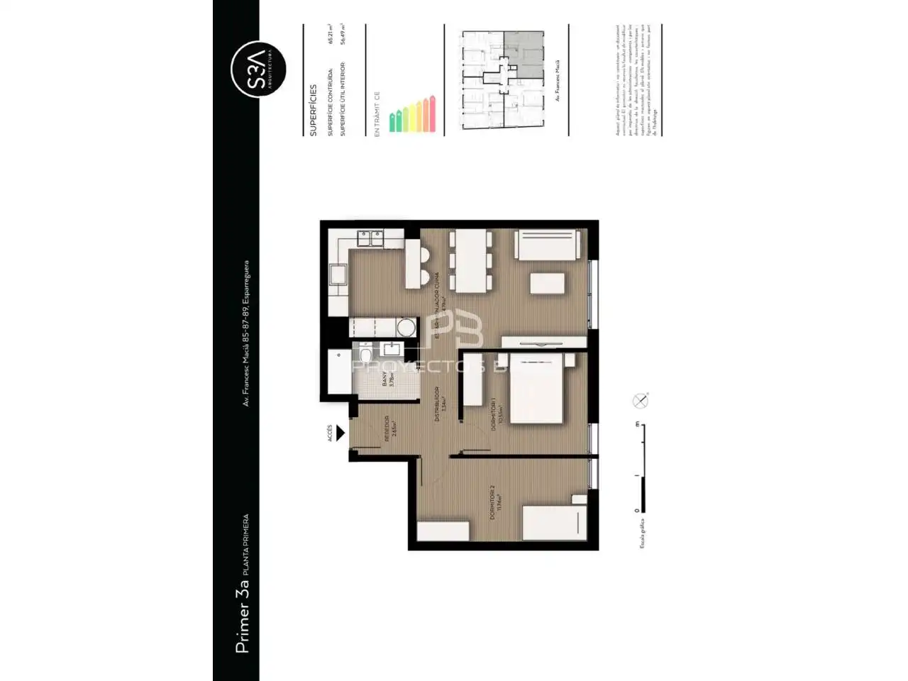 Piso en venta en Esparreguera con Terraza