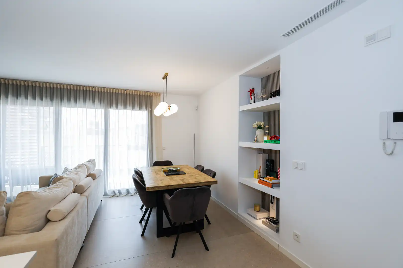 Sala de estar de Piso en venta en Granollers con Aire acondicionado, Jardín privado y Terraza