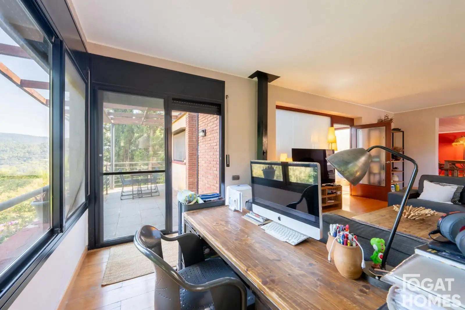 Sala de estar de Casa o chalet en venta en Sant Cugat del Vallès con Calefacción, Terraza y Trastero