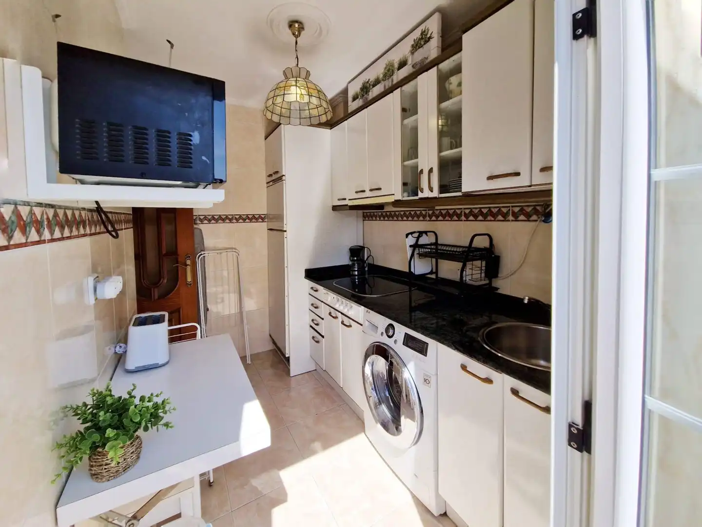 Küche von Wohnung zur Miete in Santander mit Heizung, Terrasse und Möbliert