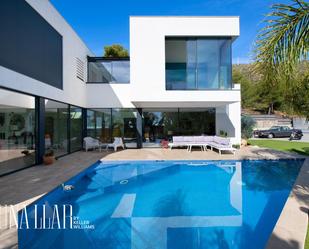 Exterior view of House or chalet for sale in Castelldefels  with Heating, Private garden and Swimming Pool
