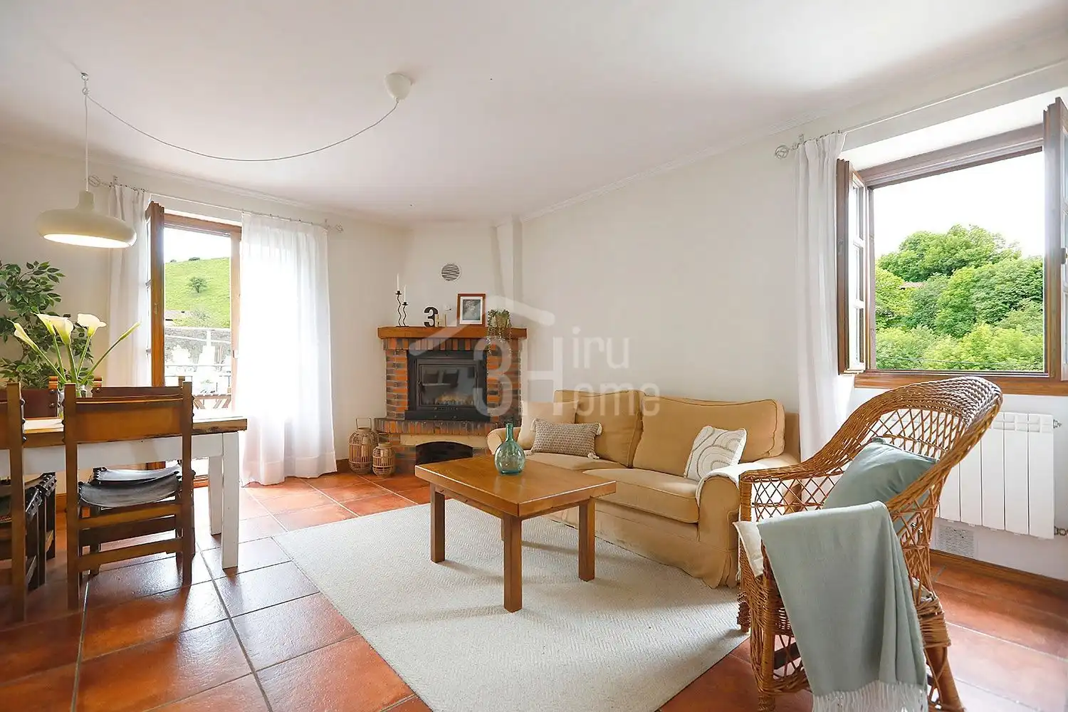 Living room of Flat for sale in Donamaria  with Heating, Terrace and Storage room