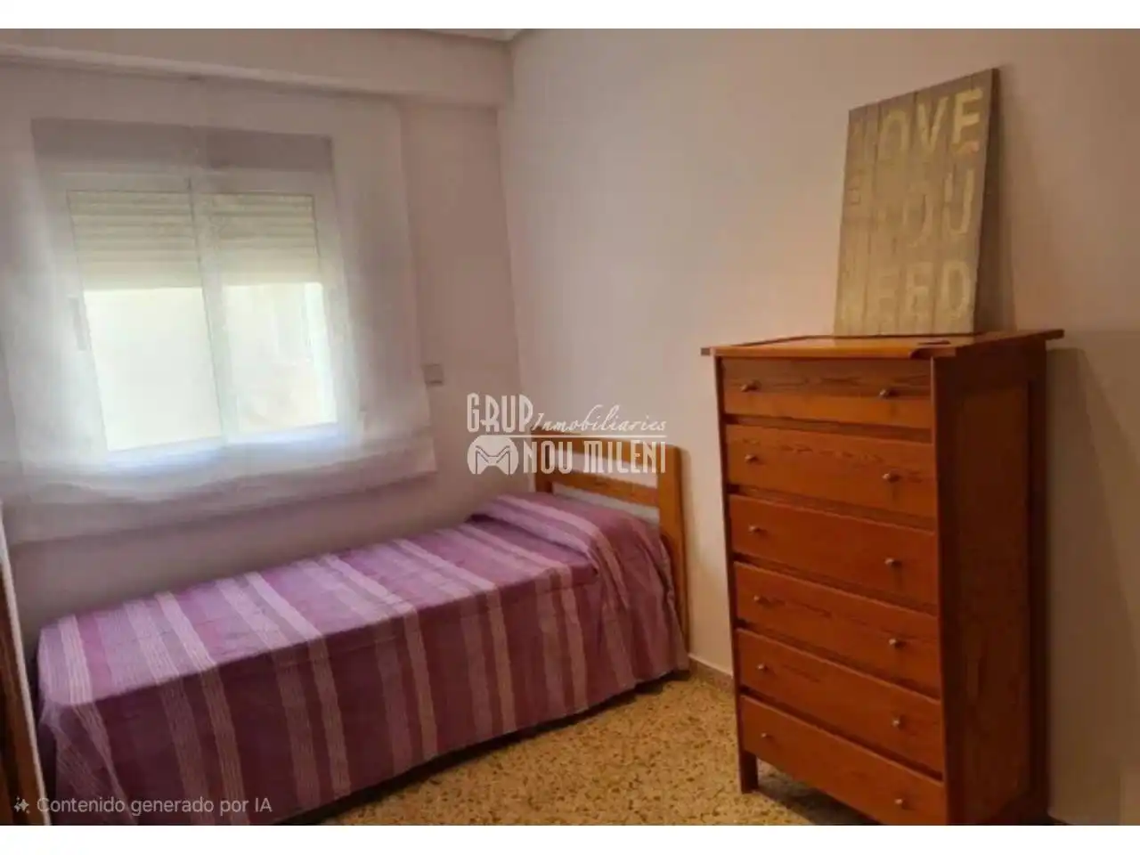Habitación de Piso de alquiler en Valencia con Aire acondicionado, Calefacción y Amueblado