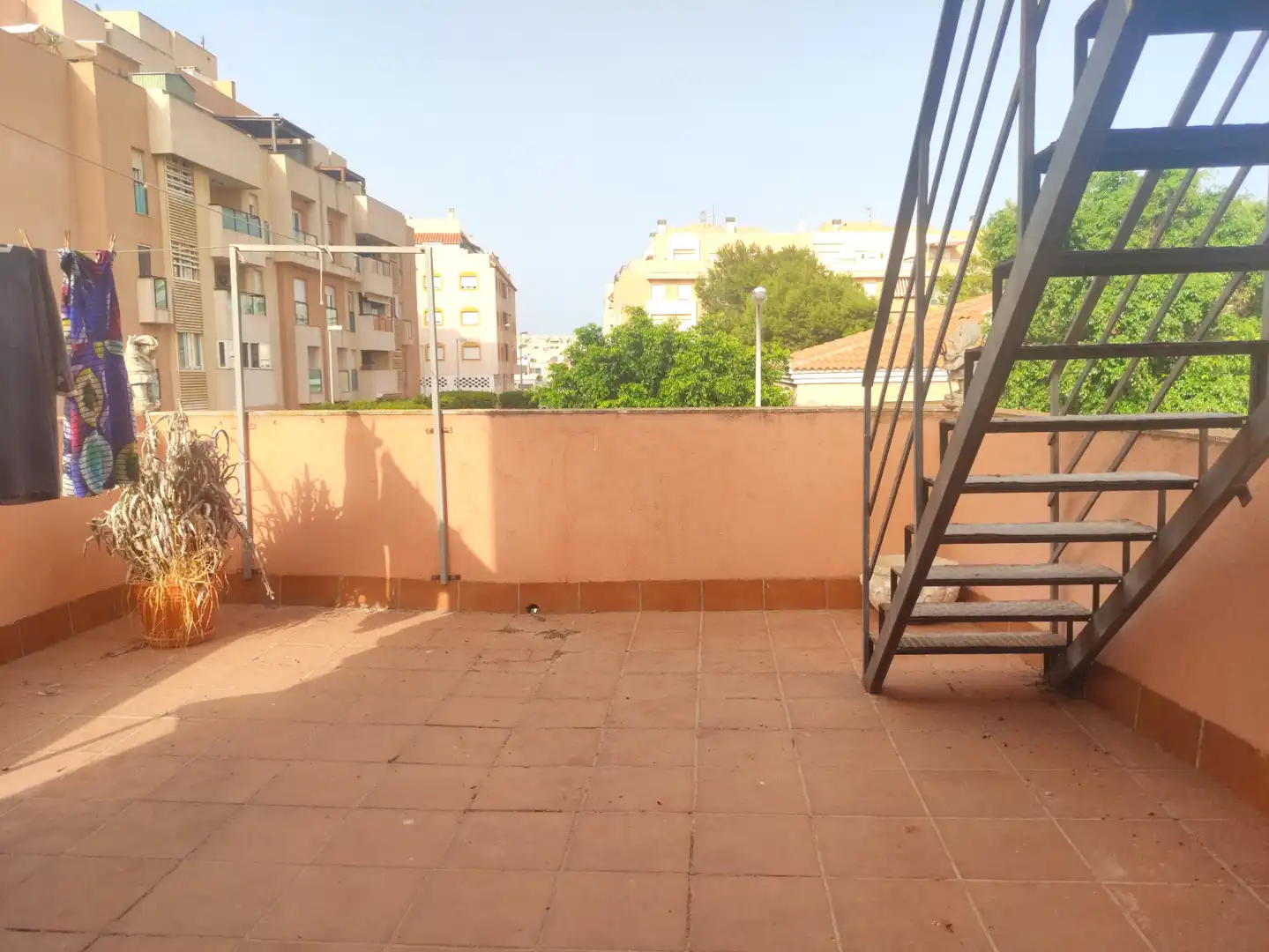 Terrace of Detached homes for sale in Roquetas de Mar  with Terrace and Furnished