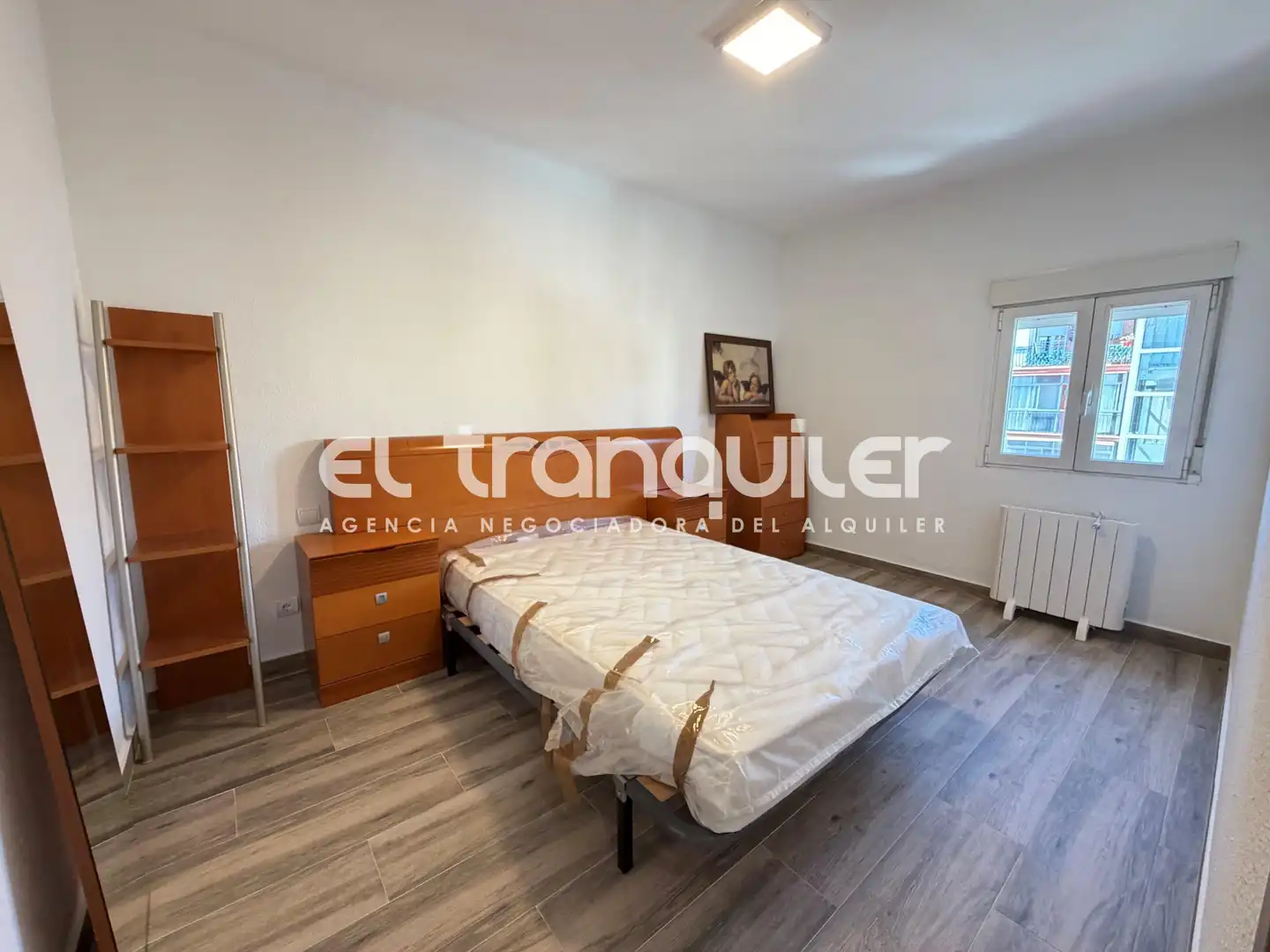 Schlafzimmer von Wohnung zur Miete in Madrid mit Klimaanlage, Möbliert und Waschmaschine