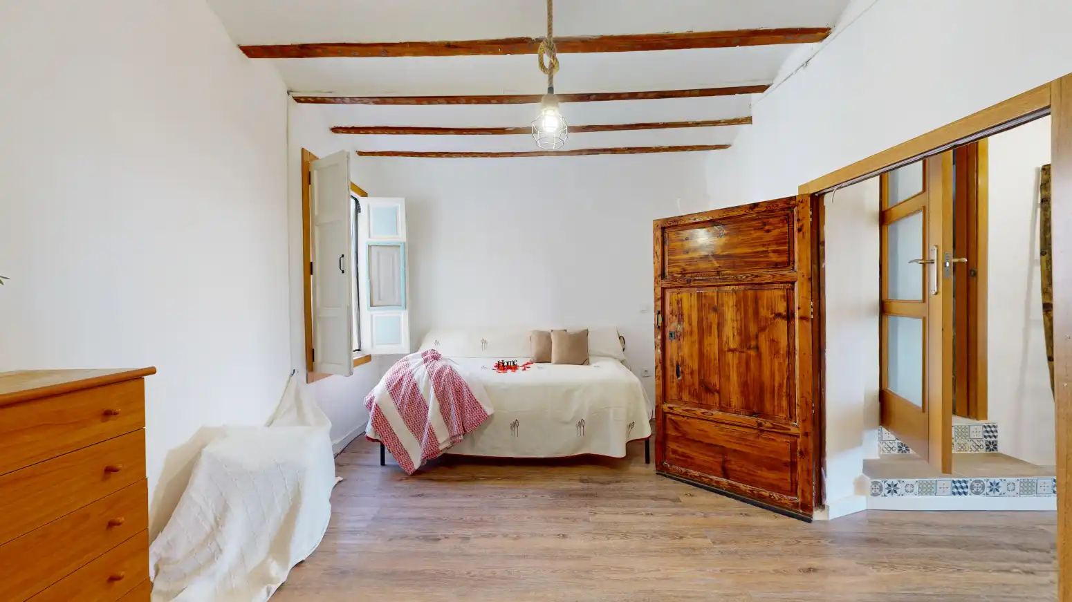 Habitación de Casa adosada en venta en Sax con Jardín privado, Terraza y Trastero