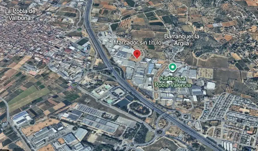 Vista exterior de Terreno industrial en venta en La Pobla de Vallbona