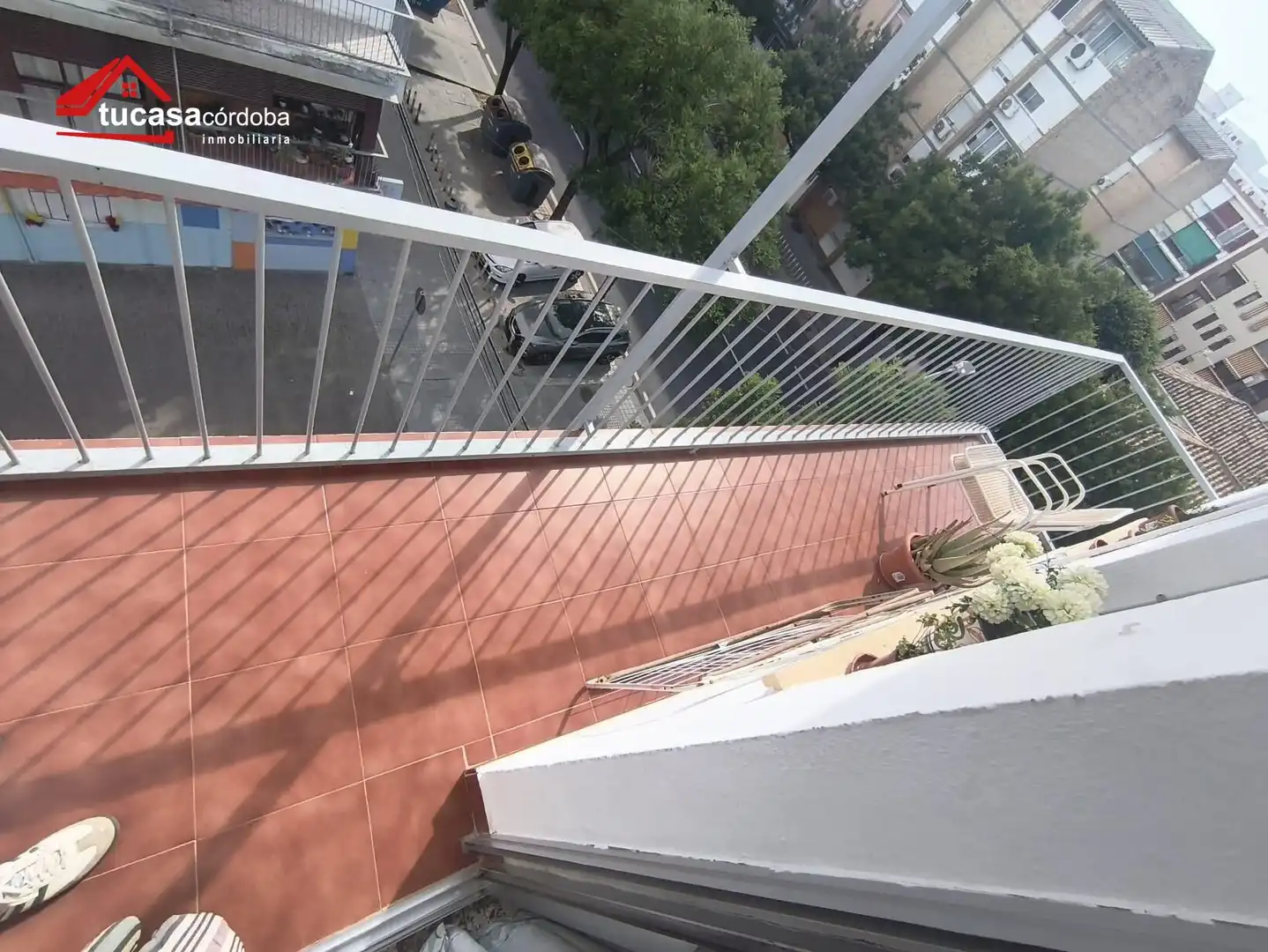 Balcony of Flat for sale in Córdoba  with Air Conditioner, Terrace and Furnished