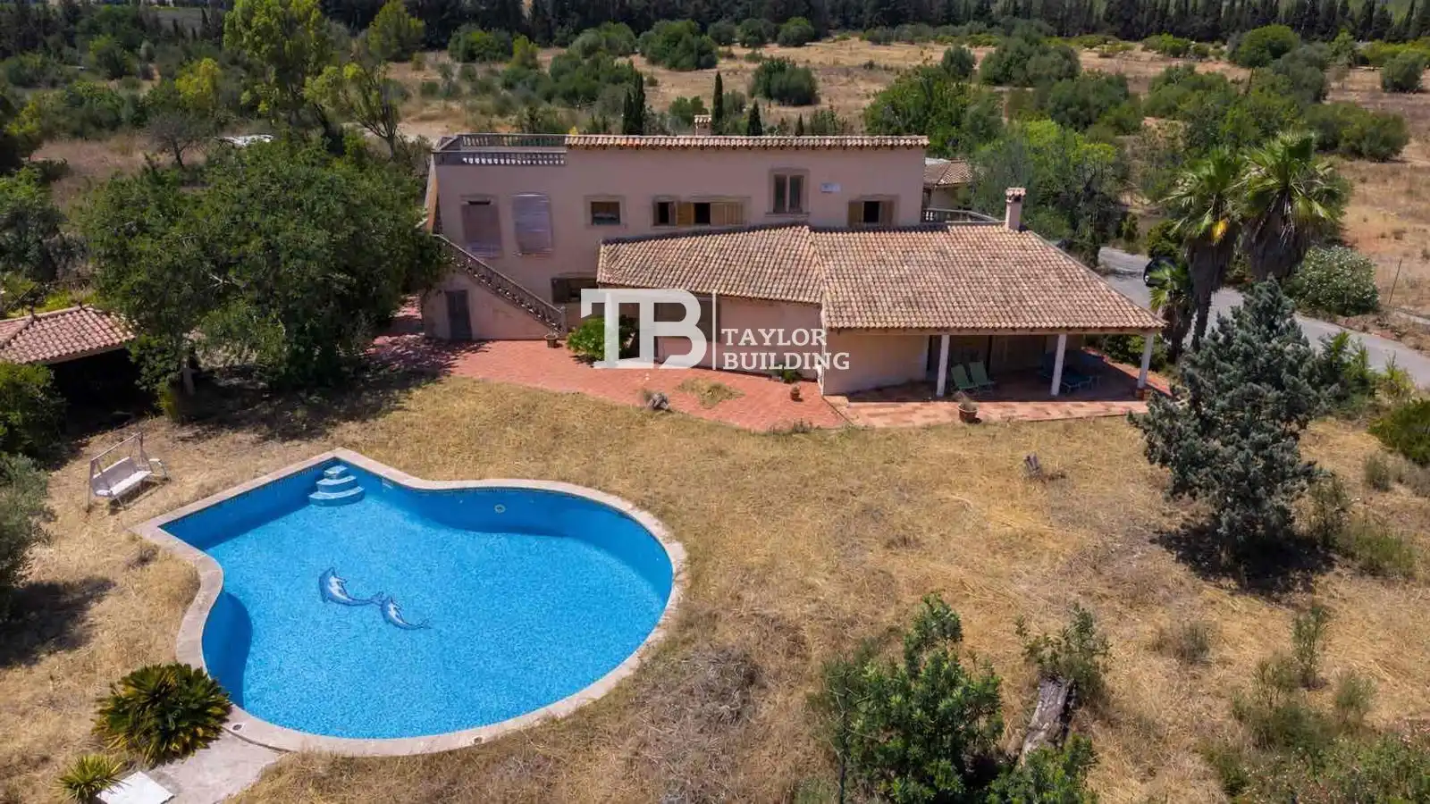 Vista exterior de Casa o xalet en venda en Marratxí amb Terrassa, Traster i Piscina