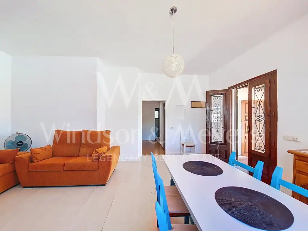 Sala d'estar de Finca rústica en venda en Sant Josep de sa Talaia amb Aire condicionat, Terrassa i Traster