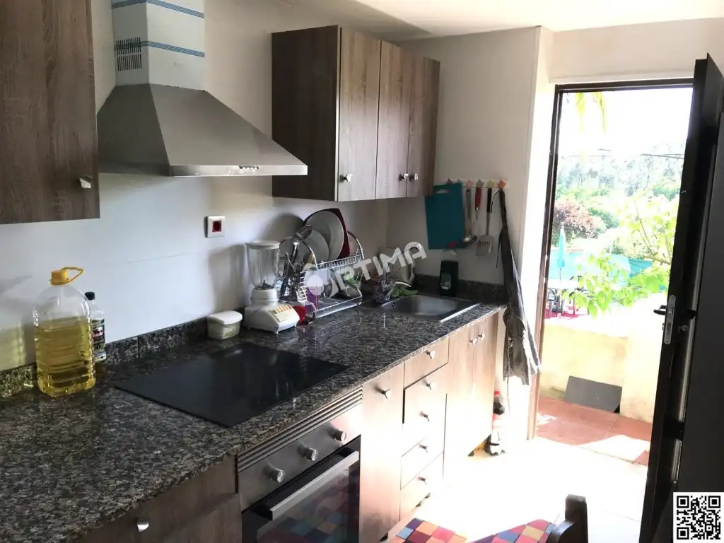 Cocina de Casa o chalet en venta en Ames con Terraza y Piscina
