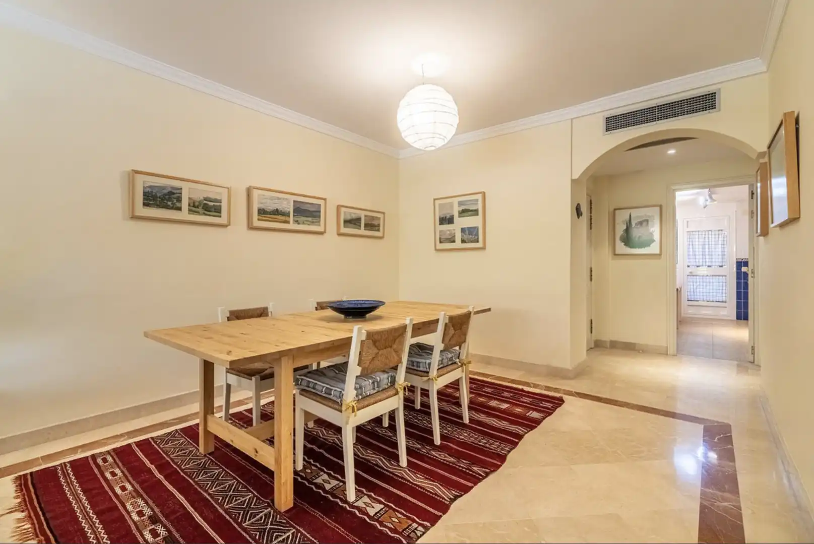 Esszimmer von Wohnungen zum Verkauf in Marbella mit Klimaanlage, Terrasse und Abstellraum