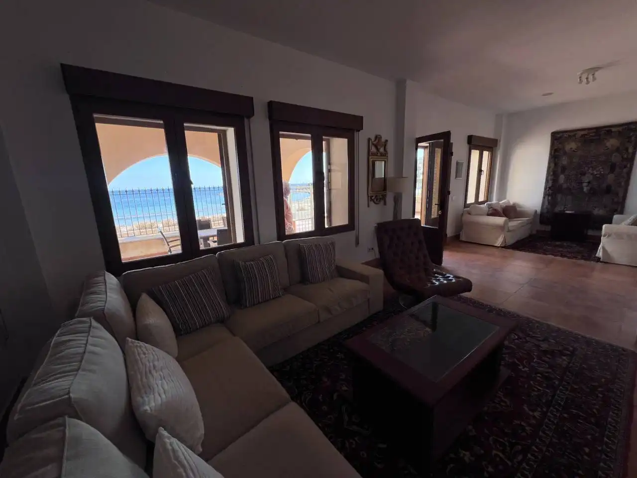 Sala de estar de Casa o chalet en venta en Cartagena con Aire acondicionado, Terraza y Amueblado