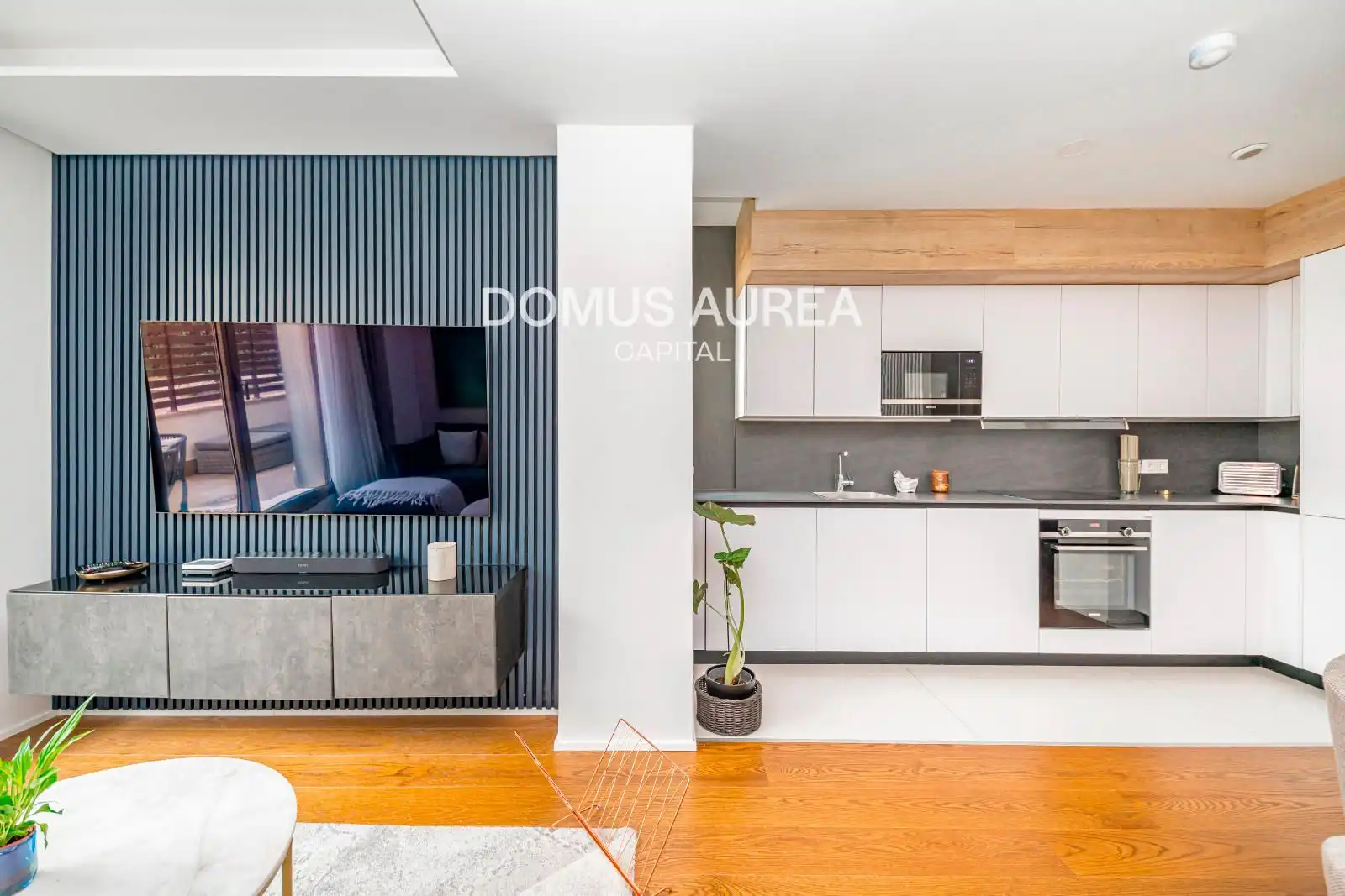 Wohnzimmer von Wohnung zum Verkauf in Madrid mit Klimaanlage, Heizung und Terrasse