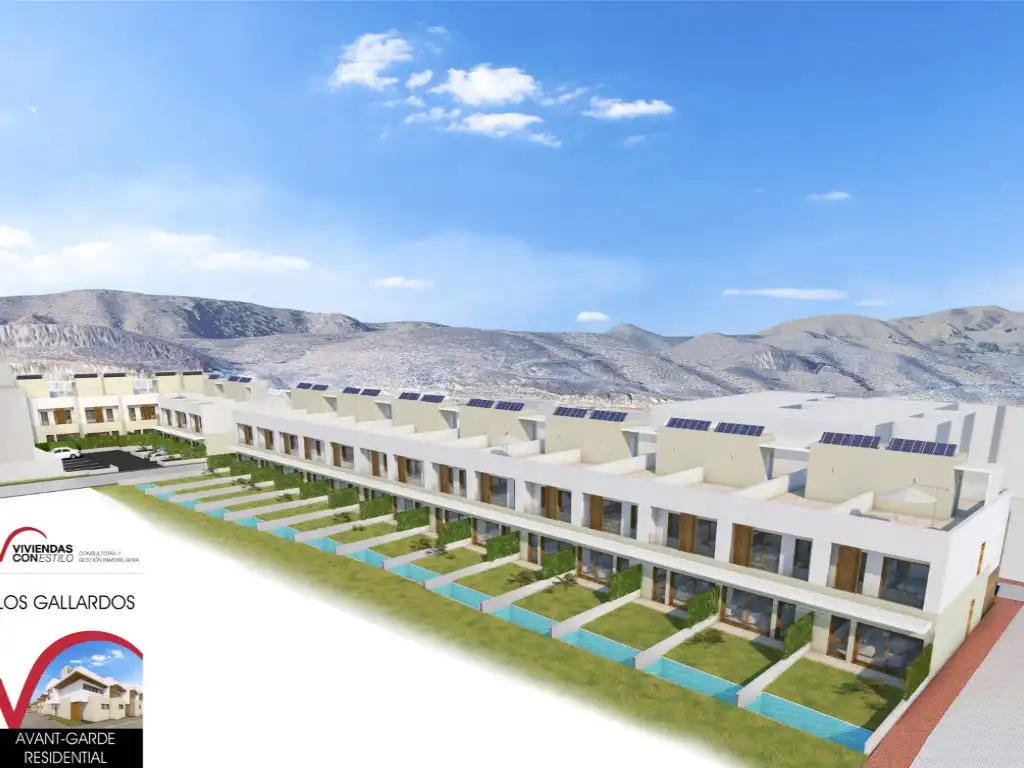 Exterior view of Duplexes for sale in Los Gallardos  with Private garden and Terrace