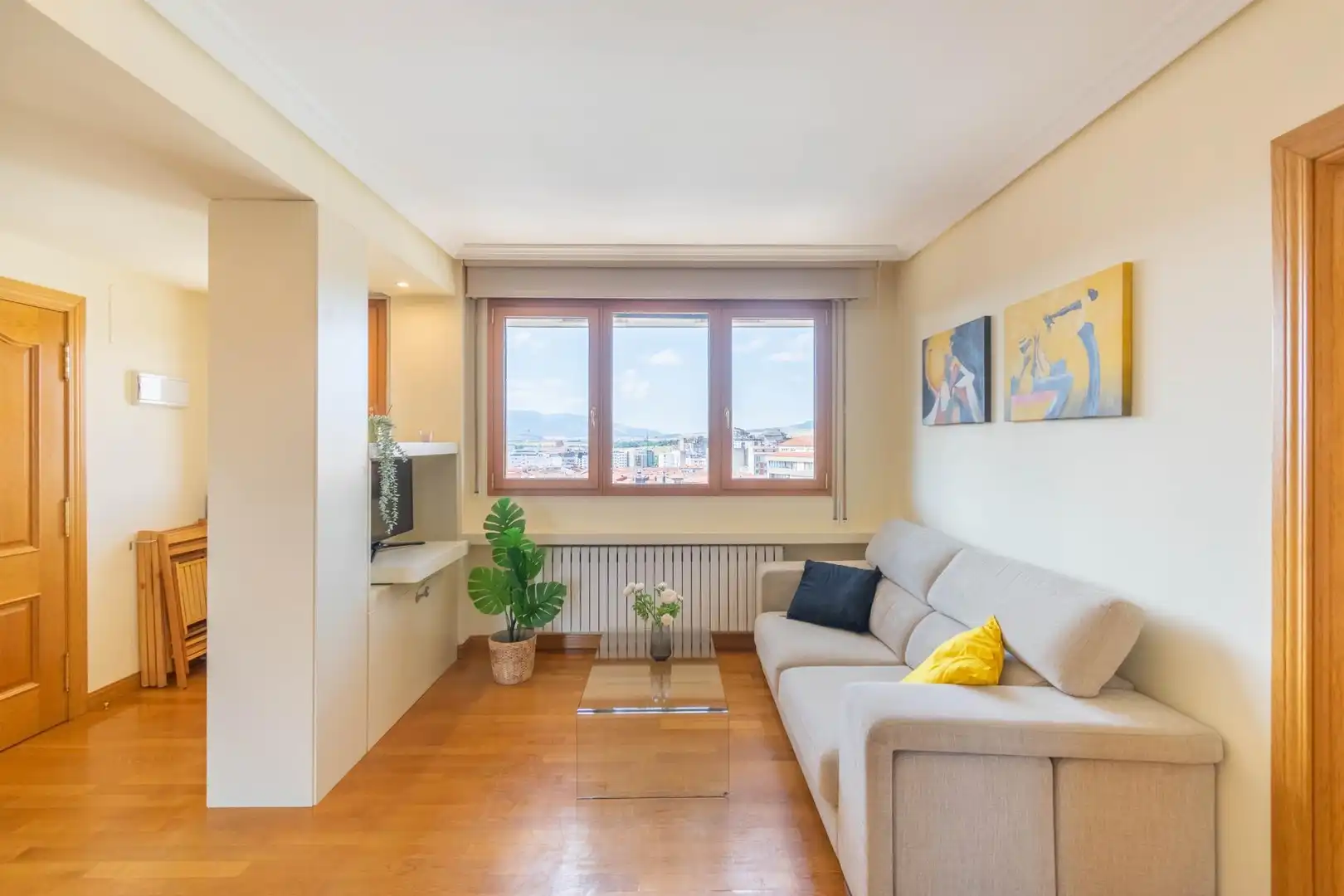 Living room of Attic for sale in  Pamplona / Iruña  with Heating, Terrace and Storage room