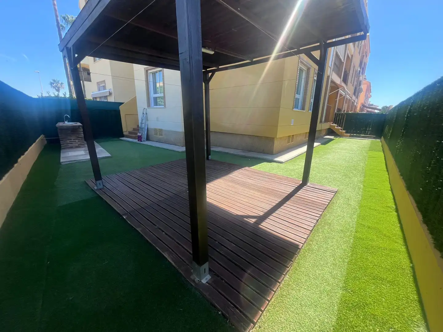 Terrasse von Wohnung zur Miete in Puçol mit Klimaanlage, Heizung und Privatgarten
